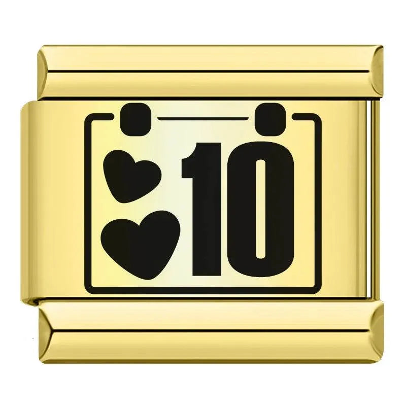 HEART 10 - CHARM - Charea