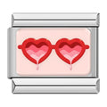 HEART GLASSES - CHARM - Charea