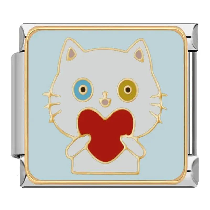 CAT WITH HEART - CHARM - Charea