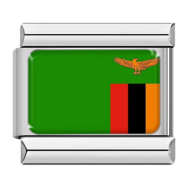 ZAMBIA FLAG - CHARM - Charea