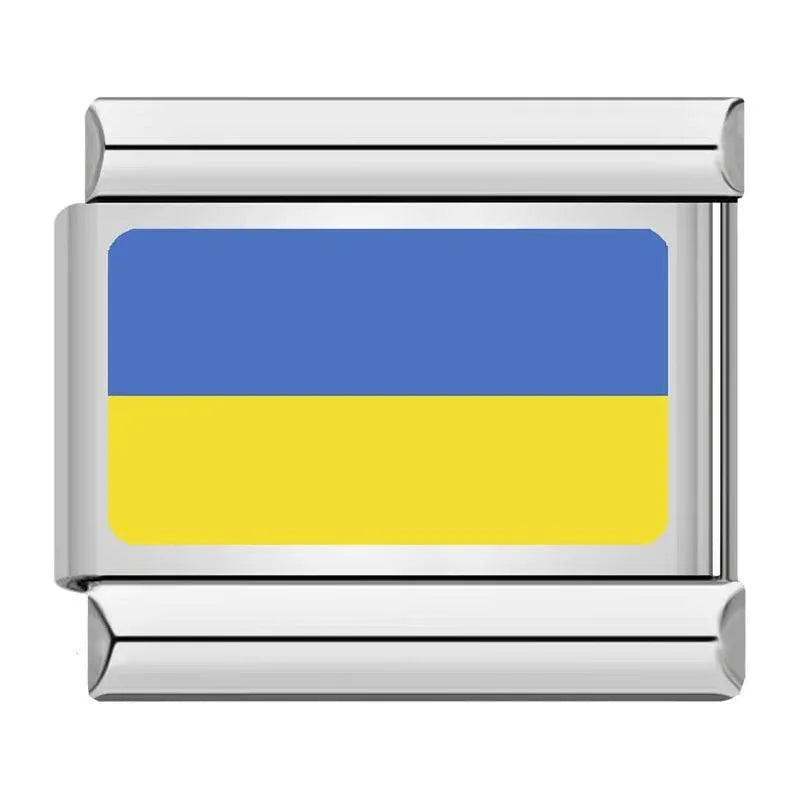UKRAINE FLAG - CHARM - Charea