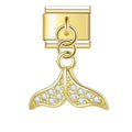 WHALE TAIL - PENDANT CHARM - Charea