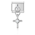 JEWEL CROSS - PENDANT CHARM - Charea