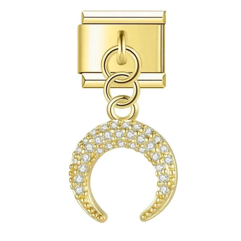 MOON - PENDANT CHARM - Charea