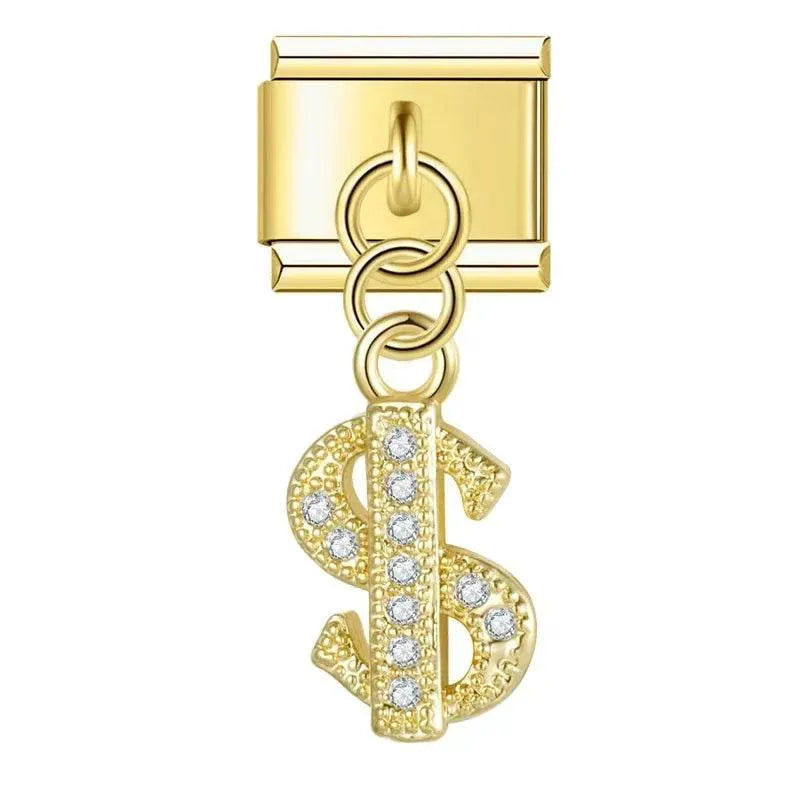 DOLLAR SIGN - PENDANT CHARM - Charea