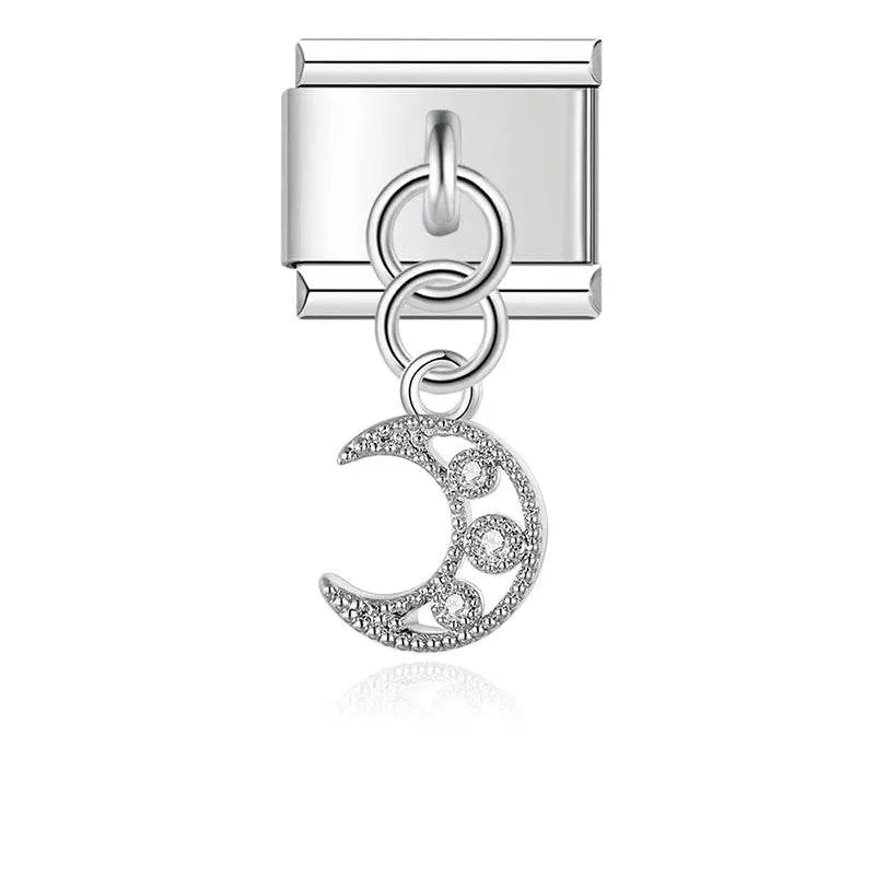 MOON - PENDANT CHARM - Charea