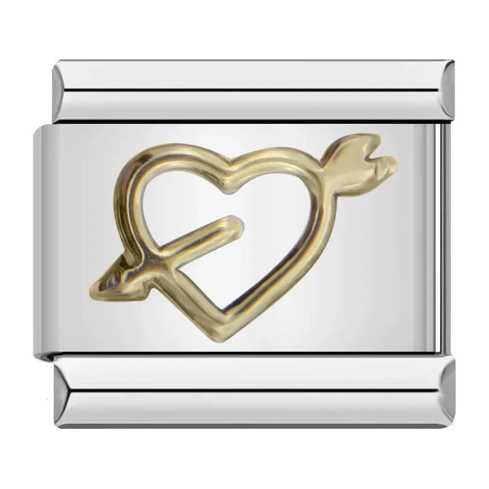 HEART WITH ARROW - CHARM - Charea
