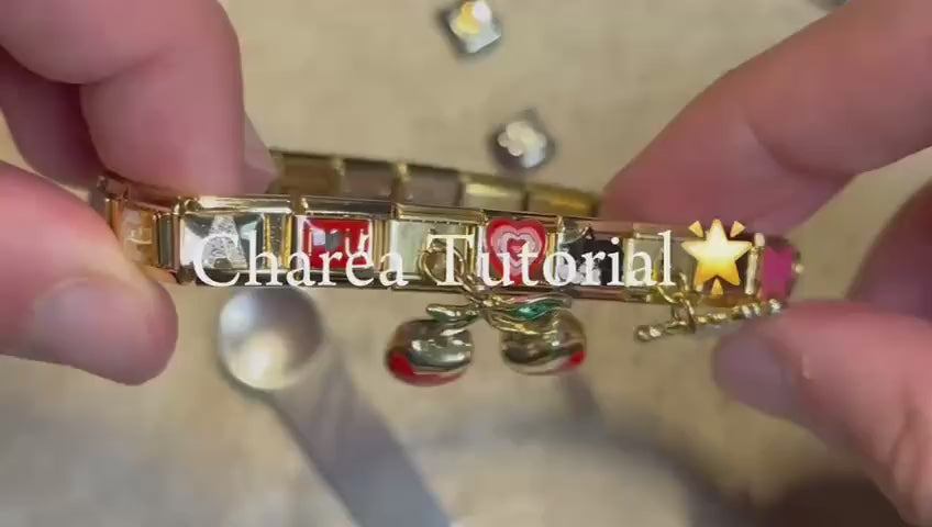 Italial Charm Bracelet tutorial. Charms ganz einfach ersetzen oder hinzufügen.